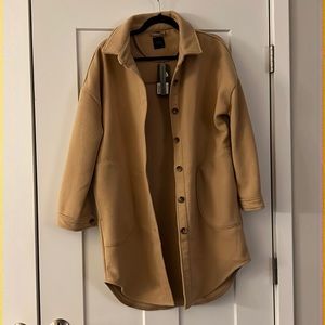 Camel Shacket - Size Small